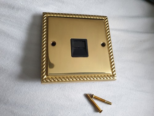 Georgian brass telephone - georgian,