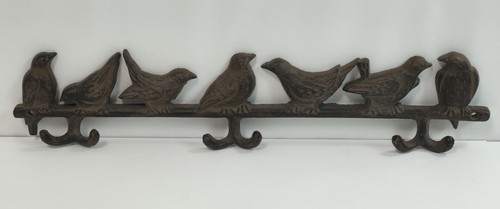 Cast iron birds - iron, hat
