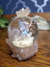 Disney Tinkerbell Crystals Snowglobe Vintage Rare Collectable