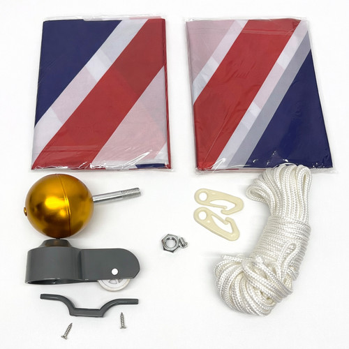 Flag pole parts - flag,