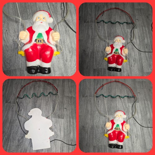 Santa parachute blow mold - santa, &