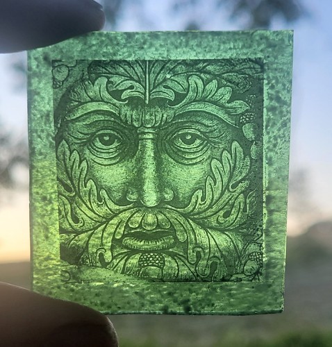 Stained glass green - stained,