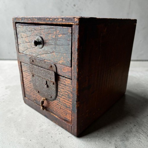 Japanese wooden antique tansu - japanese,