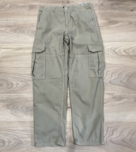 Zara khaki beige cargo - zara,