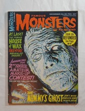 FAMOUS MONSTERS OF FILMLAND #36, December 1965, Ackerman, movie mag, Mummy, F/VF