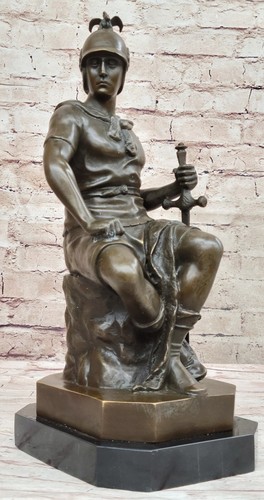 Bronze marble statue roman - marble,