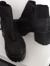 Primark Chunky Ankle Boots. size6. Black. BNWT. p+p FREE