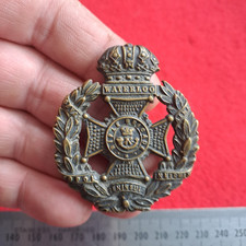 Rifle Brigade Militia Victorian Field Service Cap Badge Prince Consort's Own