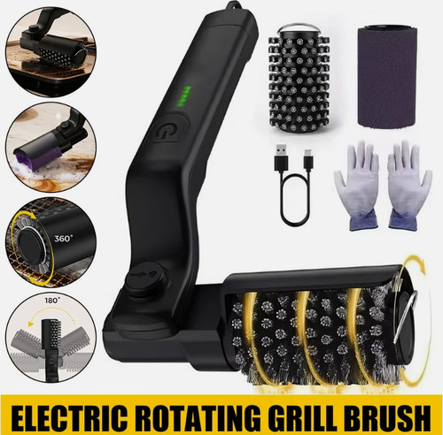 Stainless electric grill brush - electric,