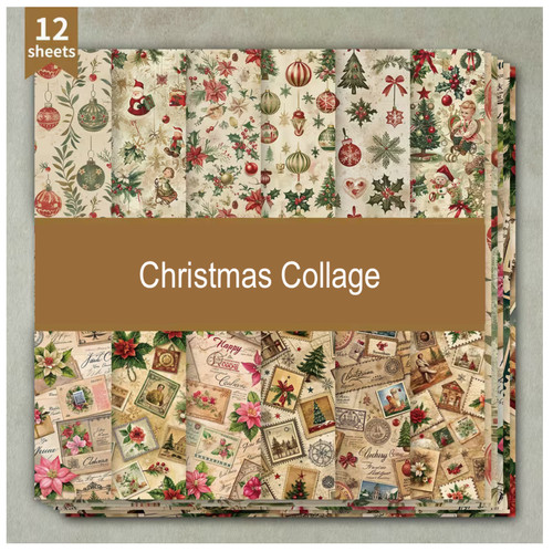 Christmas collage craft - collage,