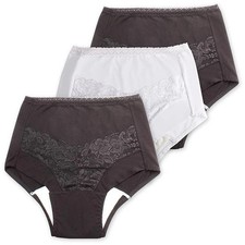 Coopers of Stortford Ladies Incontinence Briefs Pk of Three Size 18 - 20 Cotton