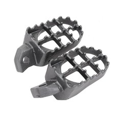 Motocross gray foot pegs - gray, mx