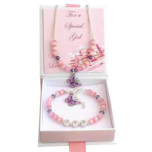 Any name butterfly jewellery - name,