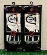 2 Zero Friction Men's LH Universal Fit Golf Gloves -Los Angeles Rams - White