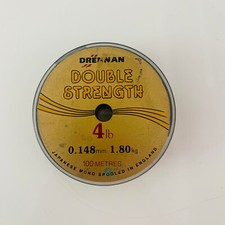 Brand New DRENNAN Double Strength Fishing Line 100m 4lb Barbel / Carp Hooklink