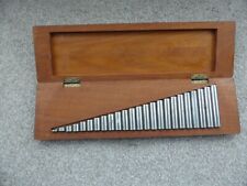 Round Slip Gauge Set Imperial in wood Case
