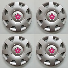 16" PINK DAISY FLOWER Hubcap
