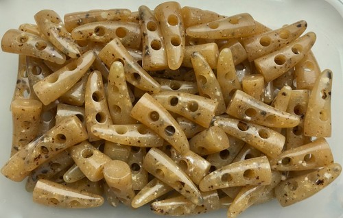 Toggles 42mm golden brown - toggles,