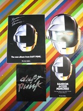 vtg 1990s 2000s Rave Music Dance Event Flyer - Daft Punk Random Access Memories