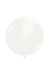 17" White Latex Balloons 29