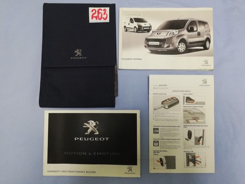 Peugeot bipper owners - bipper, manual