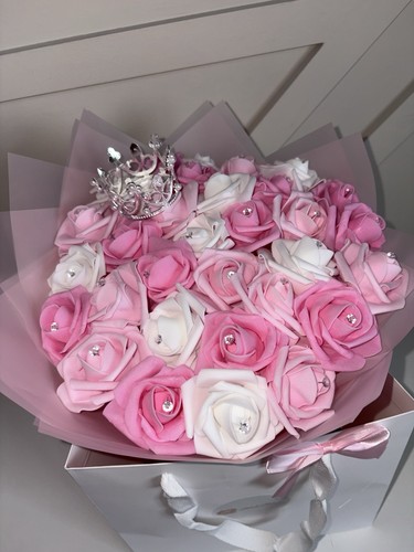 Luxury artificial rose bouquet - rose,