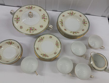 Noritake Nippon Toki Kaisha 24 Piece Tea Set Plates Bowls Cups Jug Vintage