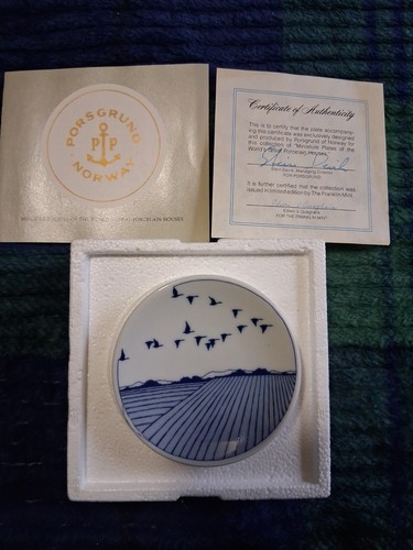 Porsgrund porcelain plate the - porsgrund,