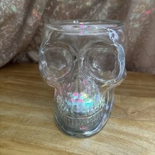 GLASS LIGHT-UP SKULL by Bath &