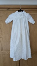 Harringtons Vintage White Long Christening Gown Size 6-12 Months