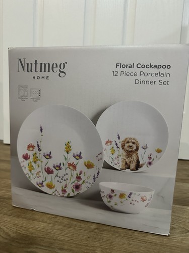 Nutmeg home floral cockapoo - nutmeg,