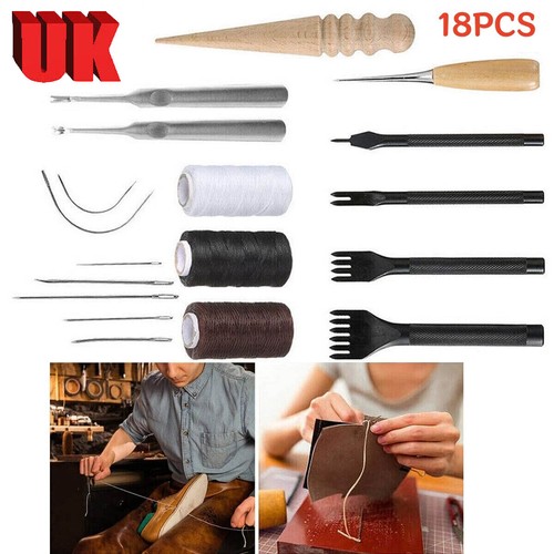 18pcs leather craft tools - 18pcs,