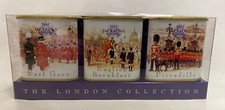 Jacksons of Piccadilly *BBE 2006* The London Collection Tea Tins x3 New/Sealed