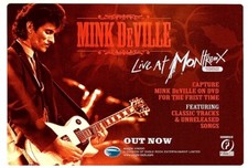 (MOJ16) MAGAZINE ADVERT 5X9" MINK DEVILLE : LIVE AT MONTREUX DVD