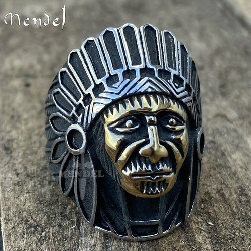 Mendel mens gold plated biker - gold,