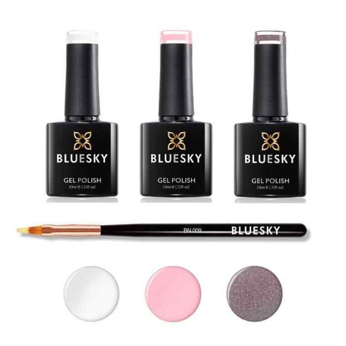 Bluesky french ombré nail - bluesky,