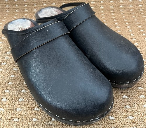 Vintage danish black - danish, leather