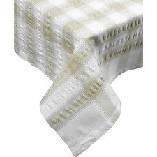 Cotton Seersucker Tablecloth -