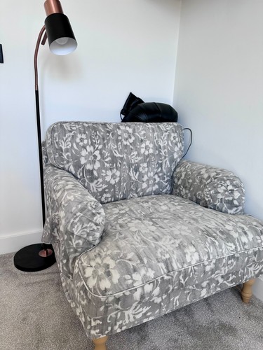 Floral accent armchair - floral,