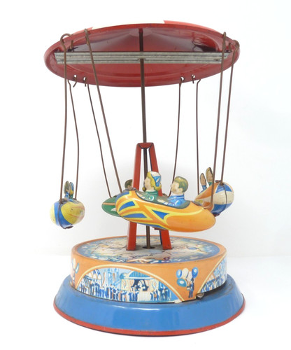 Fairground carousel ride - carousel,