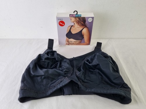 Bra black embroidered - black,