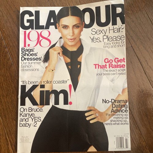 Glamour magazine july 2015 - magazine, kim