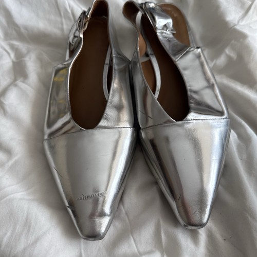 Jigsaw silver sling back - jigsaw,