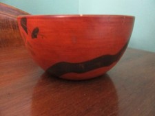SMALL OLD ORIENTAL LACQUERED