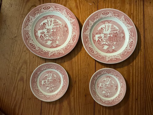Lot vintage royal china willow - china,