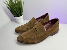 Base London Mens Brown Suede
