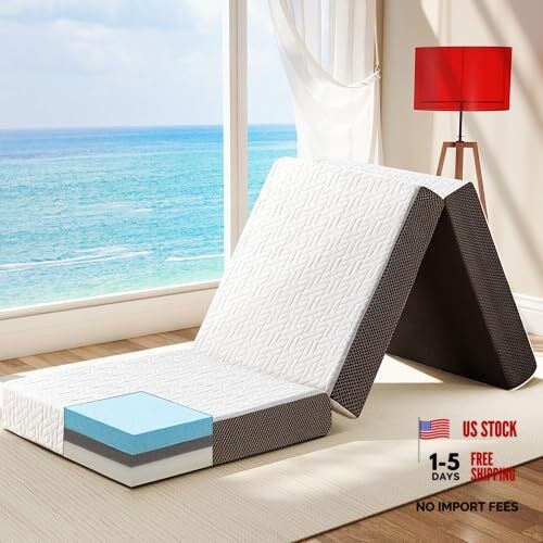 Foldable mattress single size - mattress,