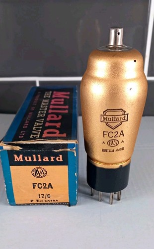 Mullard fc2a vacuum - mullard, radio