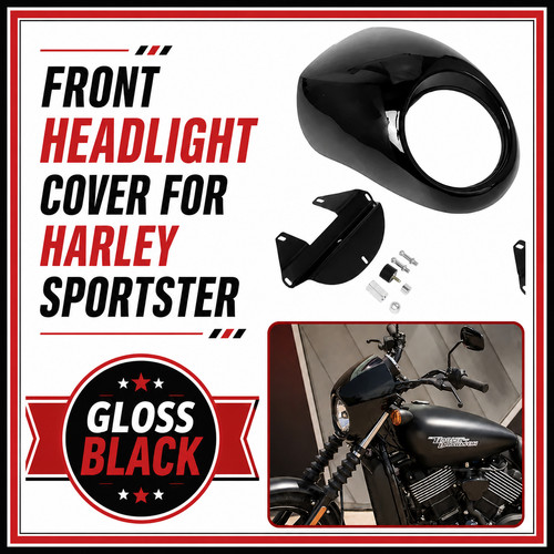 Front headlight cowl - front,