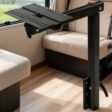 Detachable 360 Swivel Table Leg T5 T6 Campervan Caravan Motorhome Boat Black